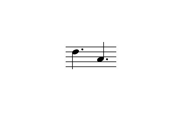 Dotted quarter note