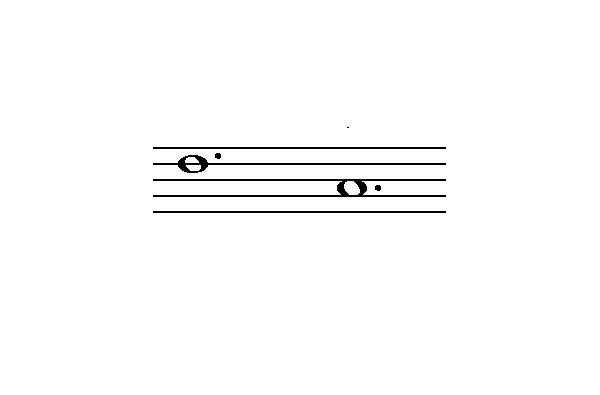 Dotted whole note