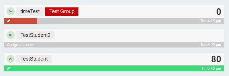 My Students - Student Information