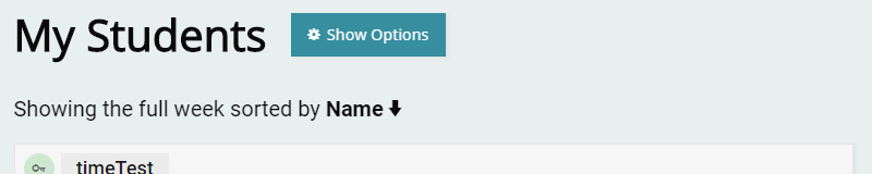 My Students Summary of Ordering and Filtering